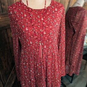 NWT Love, Fire Mesh Tiered Mini Dress